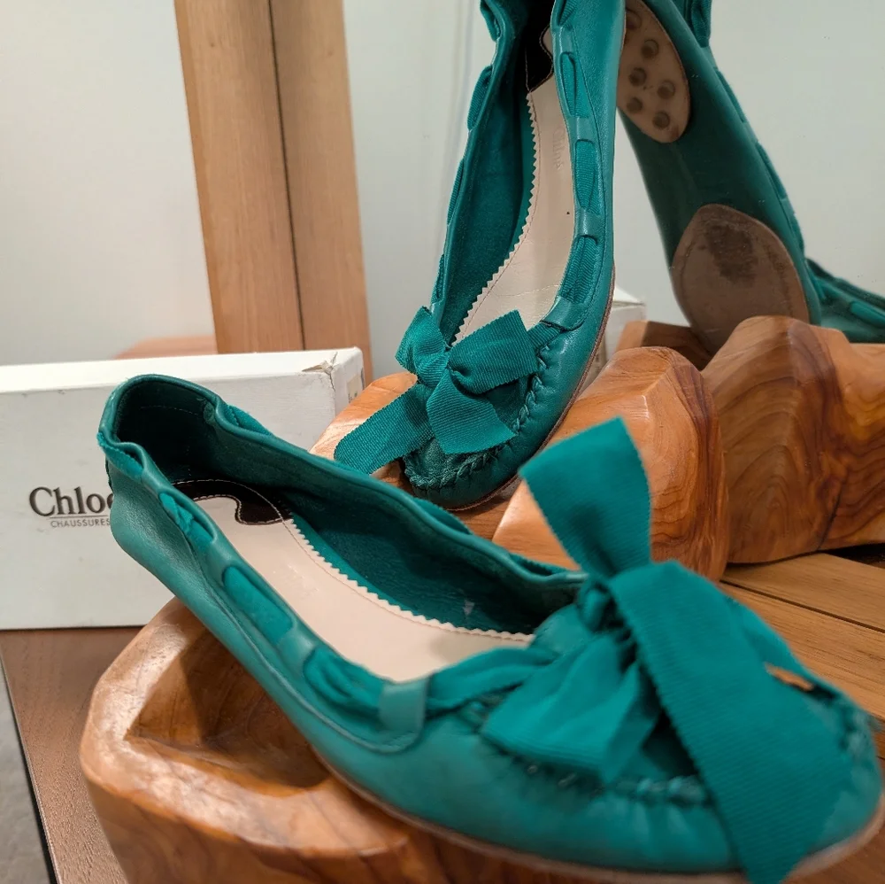 Chloe Lex Flats Size 9 - Picture 4 of 8